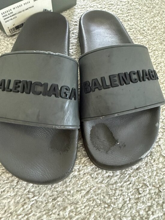 (Original $450) Balenciaga Pool Slide Sandal Euro Size 41 main image 6